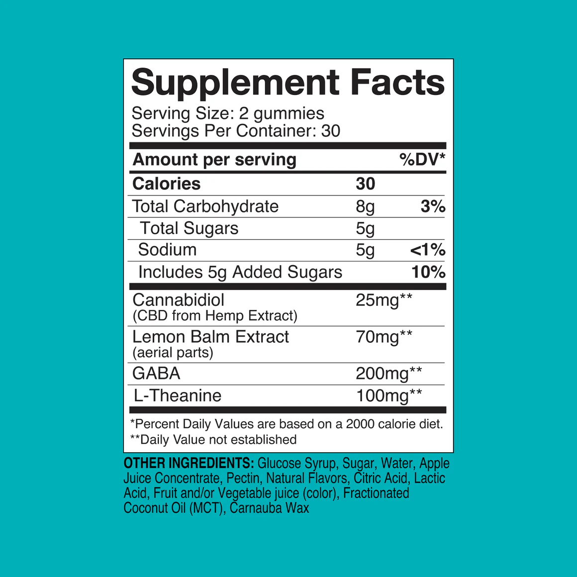 Social CBD "Chill" Gummies Lemon/Berry 25mg Each - 60 Count