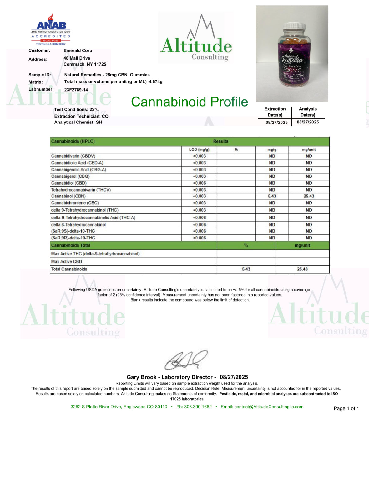 Natural Remedies 1500mg CBN Sleep Gummies 0.00% THC (THC FREE) Vegan Organic - 25mg CBN Each Piece - 60 Count