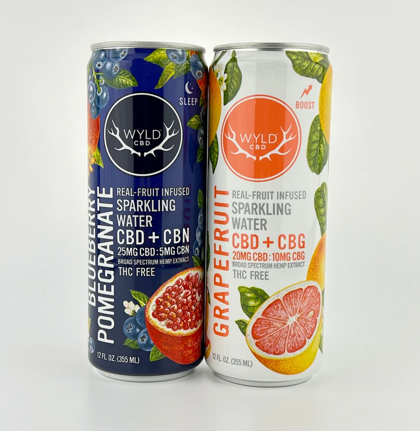 Wyld CBD Sparkling Water Drinks - 25mg Each