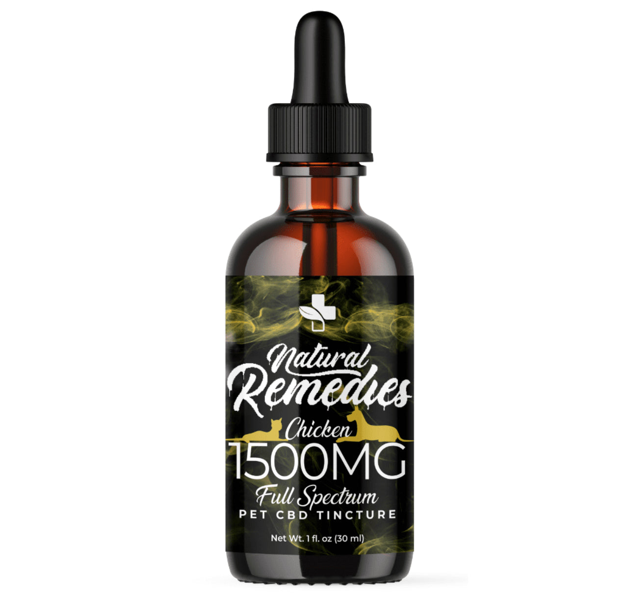 Natural Remedies 1500mg Pets "Chicken" Full Spectrum Organic CBD Tincture 30ml