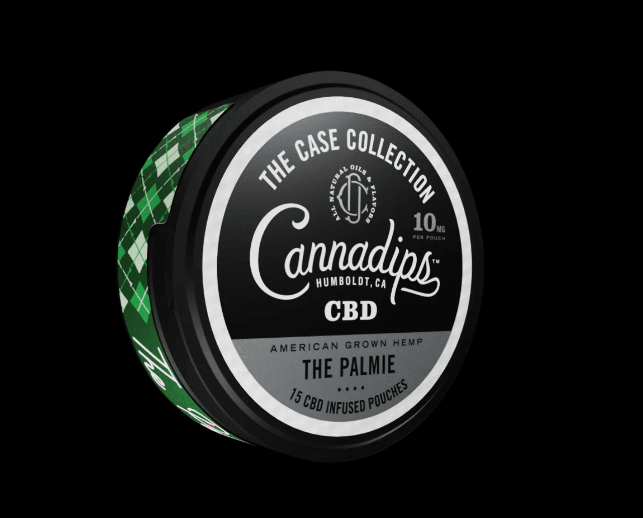 Cannadips CBD Pouches Tin - The Palmie