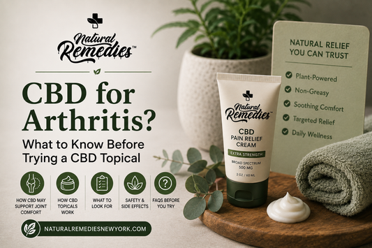 CBD for Arthritis?  What to Know Before Trying a CBD Topical