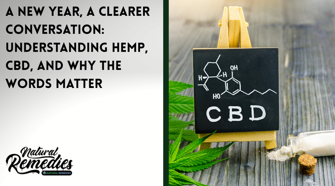A New Year, A Clearer Conversation: Understanding Hemp, CBD, and Why the Words Matter