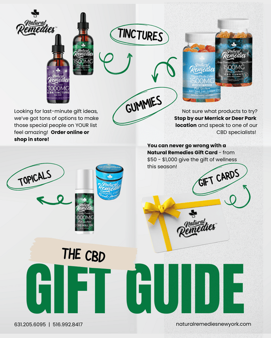 Natural Remedies New York Our CBD Based Holiday Gift Guide