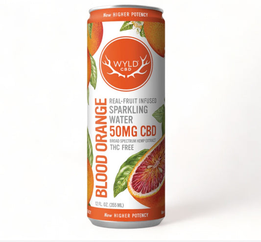 Wyld Blood Orange Sparkling Water - 50mg CBD