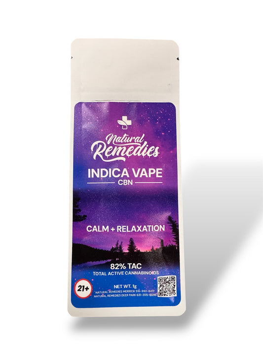 Natural Remedies Nighttime CBN Uplifting Disposable Vape Cartridge - 1g