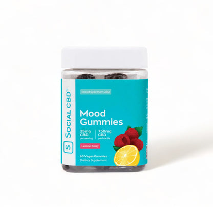 Gominolas "Chill" de Social CBD limón/frutos del bosque 25 mg cada una - 60 unidades