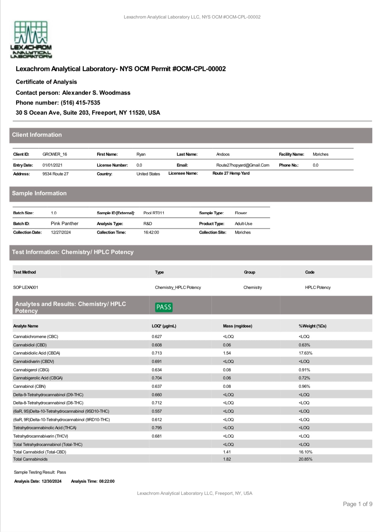 Miss B - Flor de cáñamo CBD (1g,3,5g,7g,14g,28g+)