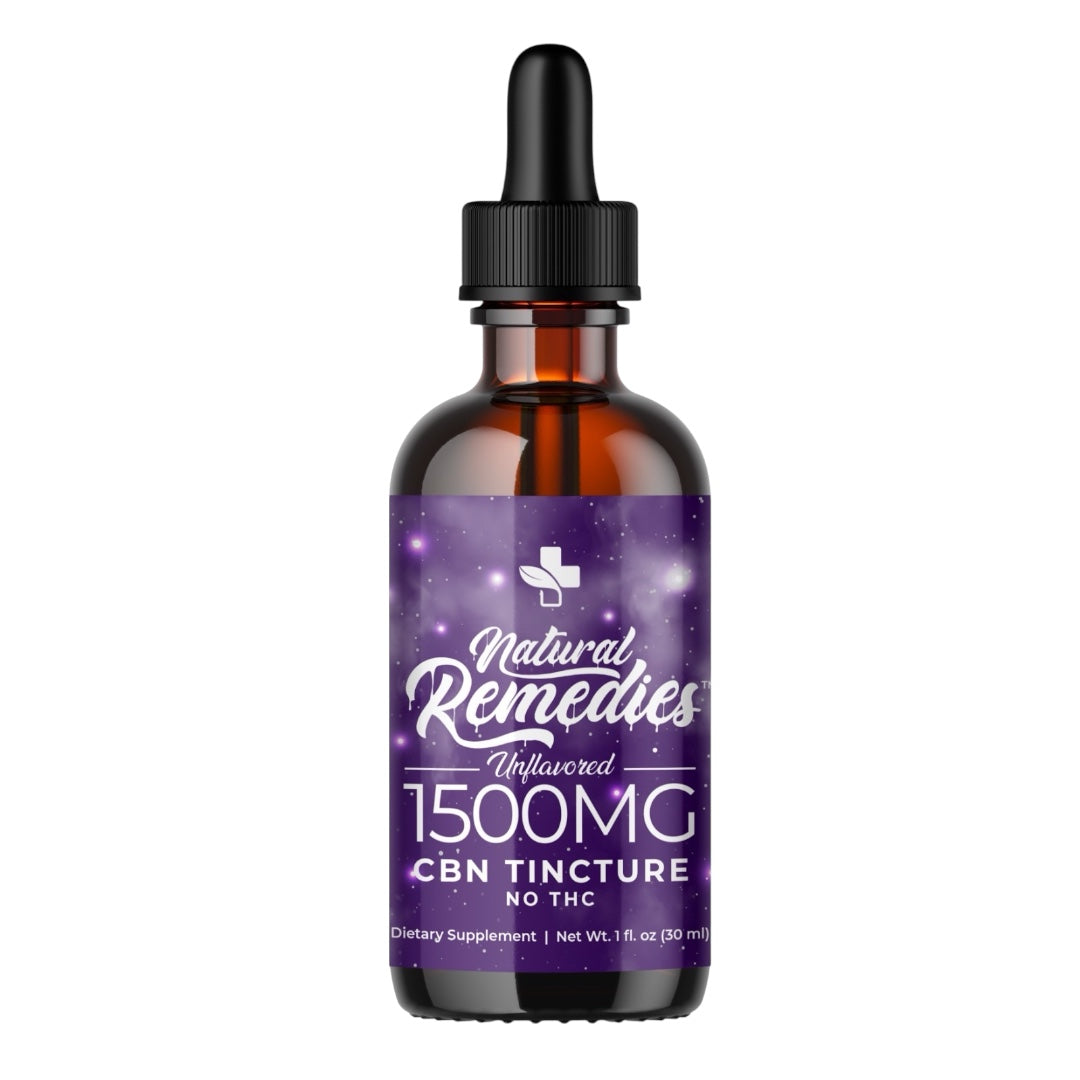 Natural Remedies 1500mg CBN Orgánico “Tintura para Dormir” 30ml - 0.00% THC