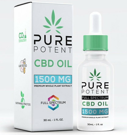 Aceite de CBD puro y potente - 1500 mg 