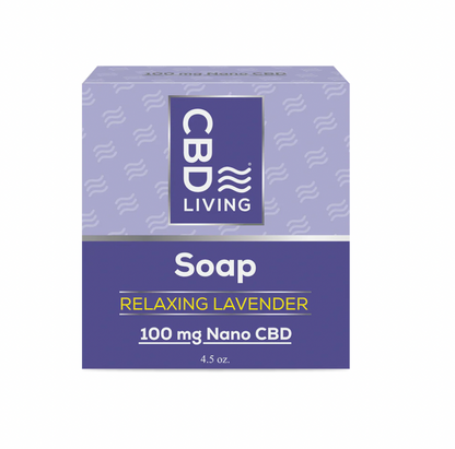 Jabón CBD Living - "Lavanda" 100 mg