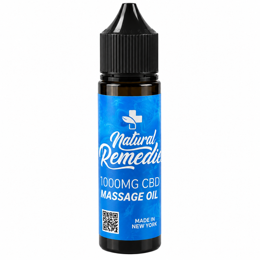 Natural Remedies 1000mg CBD Massage Oil