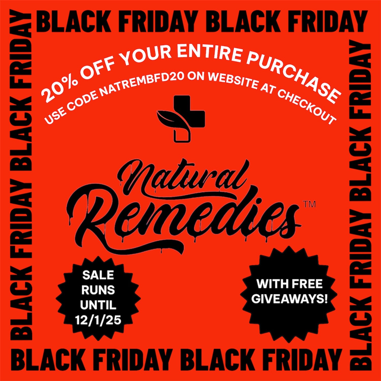 Black Friday Deals Natural Remedies CDB Health Wellness Anxiety Stress Pain Inflammation 
