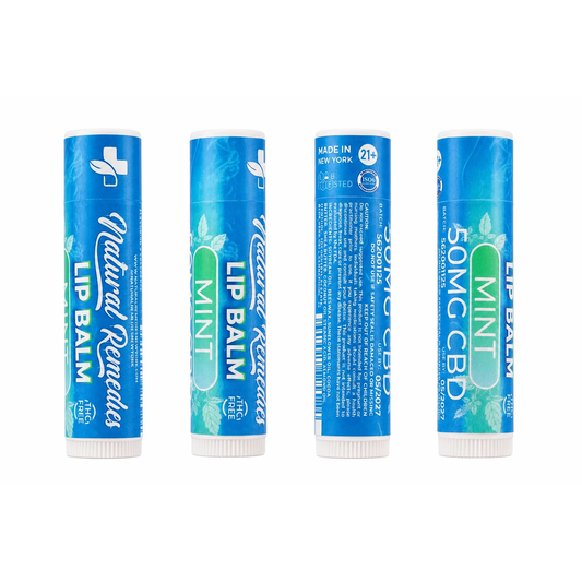 Natural Remedies CBD Lip Balm Chapstick - 50mg CBD