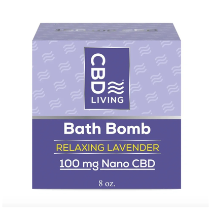 Bomba de baño CBD Living - 100 mg "Lavanda" 