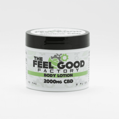 Feel Good Factory - Loción corporal de CBD de 2000 mg