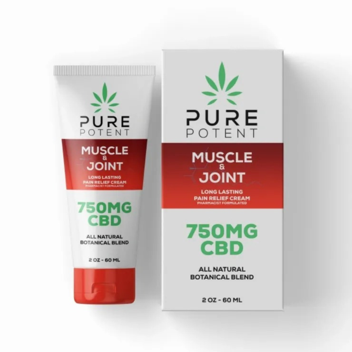 Pure Potent CBD Topical Cream - 750mg