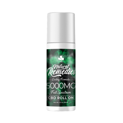 Crema tópica de CBD de espectro completo en roll-on Natural Remedies - 5000 mg