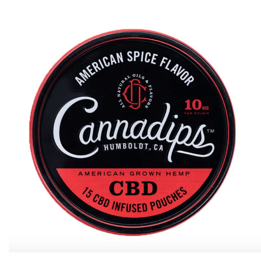 Cannadips CBD Pouches - American Spice