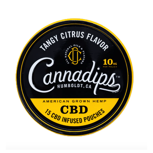 Cannadips CBD Pouches - Tangy Citrus