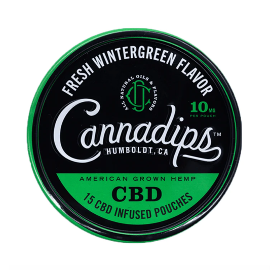 Cannadips CBD Pouches - Fresh Wintergreen