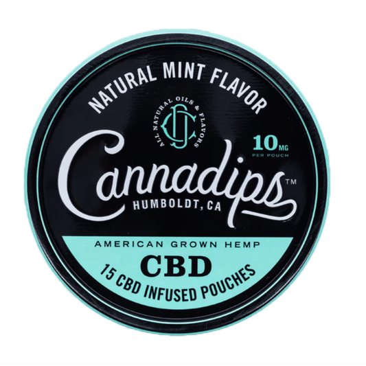 Cannadips CBD Pouches - Natural Mint