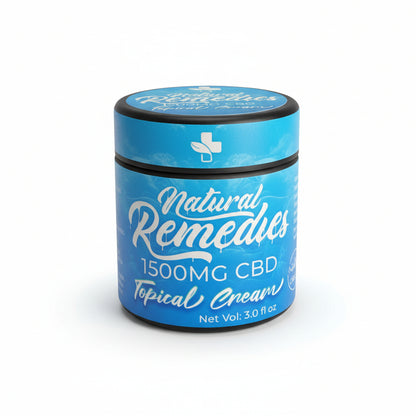 Natural Remedies Crema Tópica de CBD 1500mg 0.00% THC
