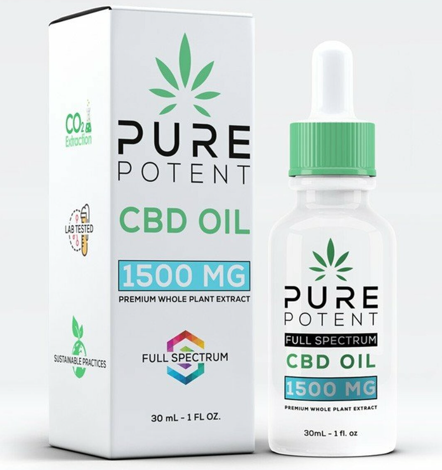 Pure Potent CBD Oil - 1500mg