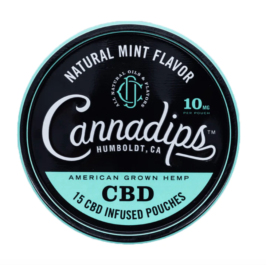 Cannadips CBD Pouches - Natural Mint Flavor
