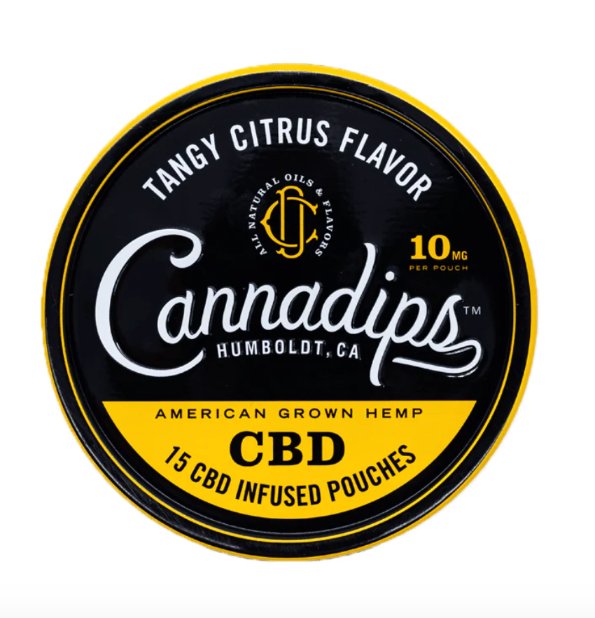 Cannadips CBD Pouches - Tangy Citrus Flavor