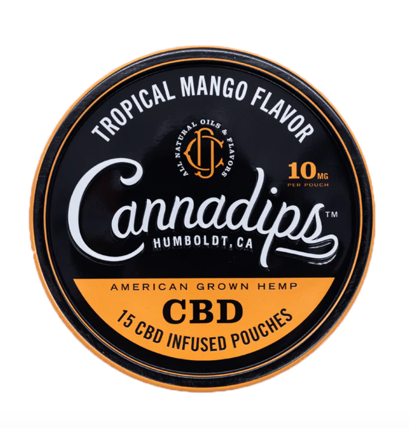 Cannadips CBD Pouches - Tropical Mango Flavor