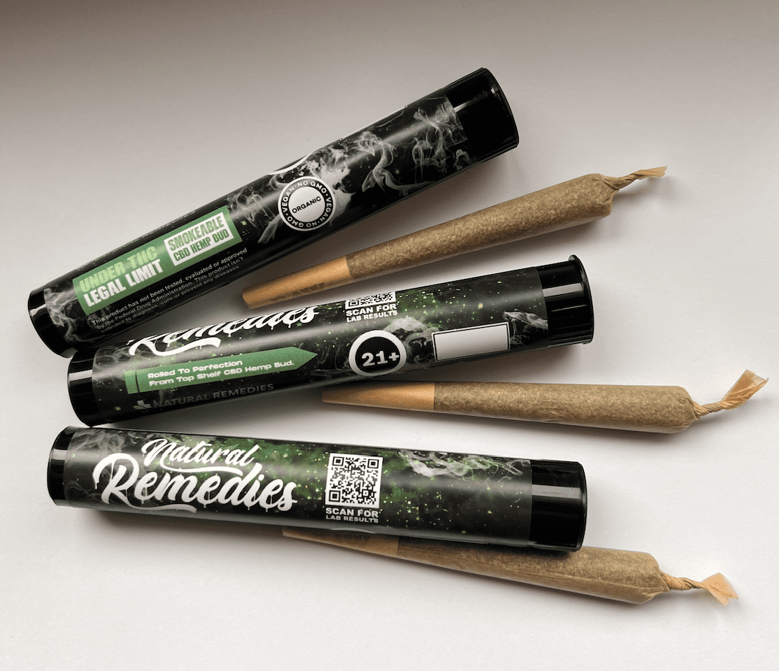 Natural Remedies CBD Hemp Pre Roll - 3 