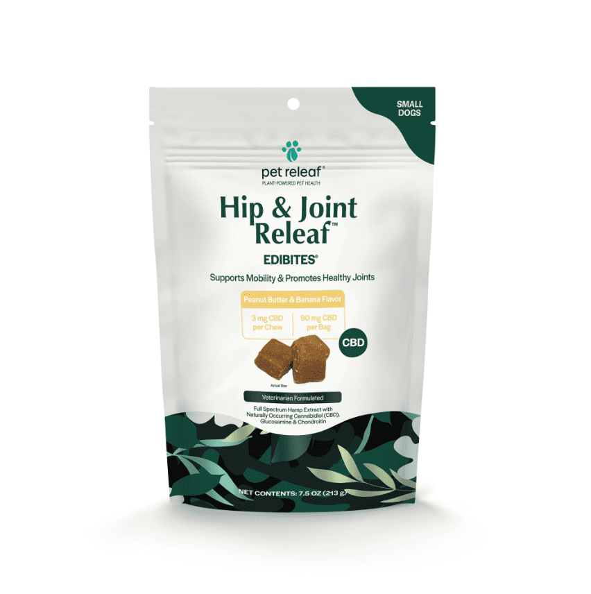 Pet CBD Edibites Peanut Butter and Banana Flavor