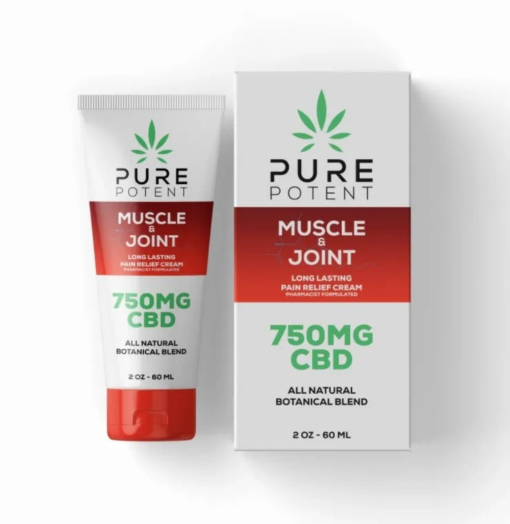 Tube of Pure Potent CBD Topical Cream