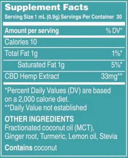 Social CBD- 1000mg Tintura "Limón-Jengibre"
