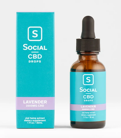 Social CBD- Tintura de 1000 mg, "Lavanda"