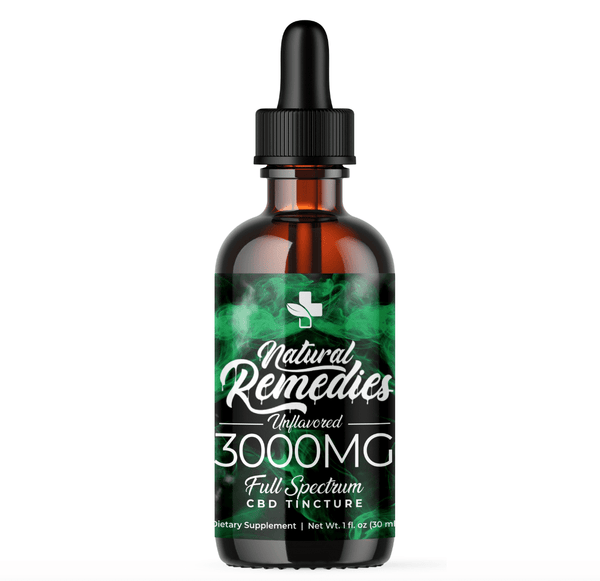 Natural Remedies 3000mg Full Spectrum Organic CBD Tincture